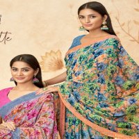 RUCHI RAGAA GEORGETTE VOL 15 FANCY FLOWER PRINTED SAREE COLLECTION