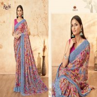 RUCHI RAGAA GEORGETTE VOL 15 FANCY FLOWER PRINTED SAREE COLLECTION
