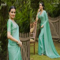 Sethnic Karigari Hand Work Vol-1 Wholesale Satin Chiffon Broad With Handwork Sarees