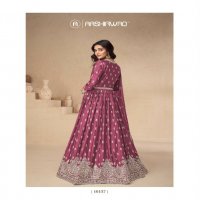 Aashirwad Rakhi Wholesale Premium Chinon Silk Free Size Stitched Suits
