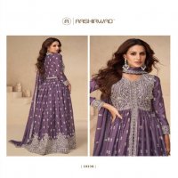 Aashirwad Rakhi Wholesale Premium Chinon Silk Free Size Stitched Suits