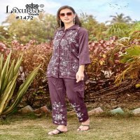 Laxuria D.no 1472 Wholesale Premium Quality Co-Ord Set