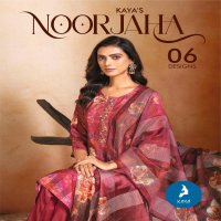 noorjaha by kaya unique muslin jacquard big size readymade ladies suits