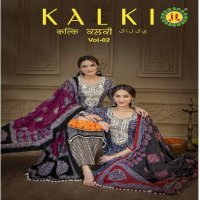 JT Kalki Vol-2 Wholesale LakhnaVi Work Style Dress Material Catalog