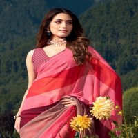signature vol 20 by sanskar tex prints beautiful georgette saree