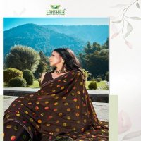 signature vol 20 by sanskar tex prints beautiful georgette saree