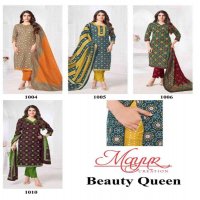 mayur creation beauty queen vol 1 cotton print plus size readymade 3pcs suits