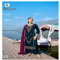 parampara by alok suits velvet designer winter wear salwar suits