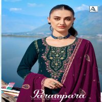 parampara by alok suits velvet designer winter wear salwar suits