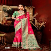 Saroj Mangalgiri Silk Vol-5 Wholesale Heavy Banarasi Jari Rich Pallu Sarees