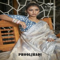 triveni phooljhadi vol 5 abstract printed organza saree online