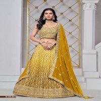 Mehvish Vol-5 Wholesale Designer Chinon Fabrics Lehenga Choli