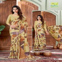 kostub silk vol 28 by seymore print italian crape unique saree