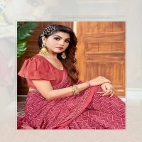 kostub silk vol 28 by seymore print italian crape unique saree