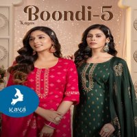 boondi vol 5 by kaya beautiful look fancy big size readymade suits