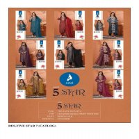 kaya five star vol 7 beautiful chanderi modal print plus size readymade suits