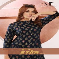 moksh star vol 1 viscose muslin print trendy readymade combo kurti