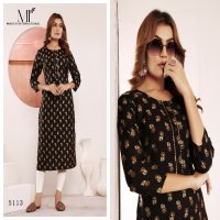 moksh star vol 1 viscose muslin print trendy readymade combo kurti