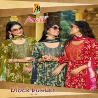 master block buster vol 5 stylish fullstitch rayon nayra cut 3pcs dress