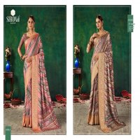 sangeet by sirona fashion velvet tusser silk unique saree