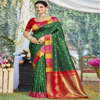 bunawat ralempire silk wedding festival wear silk fabric saree collection