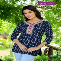 mannat vol 3 by rangmaya casual wear fullstitch rayon girls tops