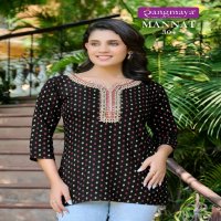 mannat vol 3 by rangmaya casual wear fullstitch rayon girls tops