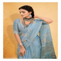 butterfly by kashvi creation unique style organza saree for women