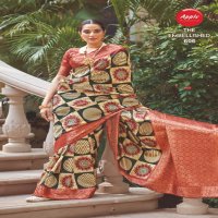 apple the embellished vol 6 beautiful print italian silk unique saree