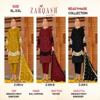 Zarqash Z-209 Wholesale Readymade Indian Pakistani Salwar Suits