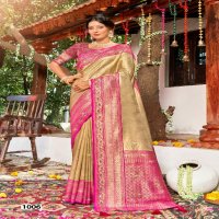 Saroj Shamaa Tissue Saroski Vol-1 Wholesale Tissue Silk With Swaroski Work Sarees