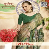 Vallabhi Evelyn Vol-5 Wholesale Chiffon Indian Sarees