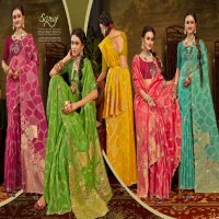 Saroj Ghunghat Vol-3 Wholesale Fancy Silk Fabrics With Jarkan Work Sarees