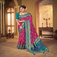 Shubh Shree Subh Mangalam Wholesale Welvet Tusser Silk Ethnic Sarees