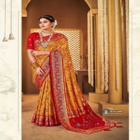 Shubh Shree Subh Mangalam Wholesale Welvet Tusser Silk Ethnic Sarees