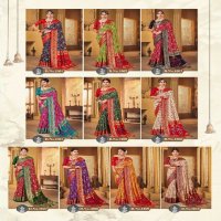 Shubh Shree Subh Mangalam Wholesale Welvet Tusser Silk Ethnic Sarees