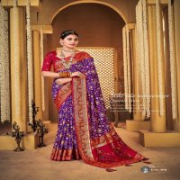 Shubh Shree Subh Mangalam Wholesale Welvet Tusser Silk Ethnic Sarees
