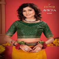 Suma Designer Avikya Wholesale Vichitra Fabrics Designer Sarees