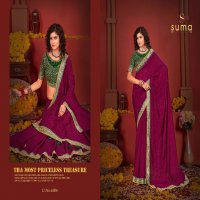 Suma Designer Avikya Wholesale Vichitra Fabrics Designer Sarees