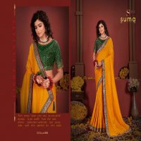 Suma Designer Avikya Wholesale Vichitra Fabrics Designer Sarees