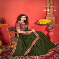 Suma Designer Avikya Wholesale Vichitra Fabrics Designer Sarees