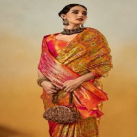 SOSY Dharmavaram Wholesale Designer Ethnic Indian Sarees