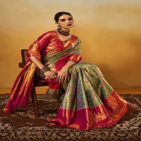 SOSY Dharmavaram Wholesale Designer Ethnic Indian Sarees