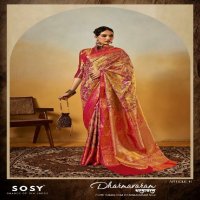 SOSY Dharmavaram Wholesale Designer Ethnic Indian Sarees