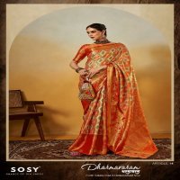 SOSY Dharmavaram Wholesale Designer Ethnic Indian Sarees