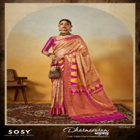 SOSY Dharmavaram Wholesale Designer Ethnic Indian Sarees