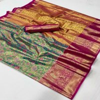 SOSY Dharmavaram Wholesale Designer Ethnic Indian Sarees