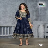 Blue Hills Womaniya Plus Vol-1 Wholesale Anarkali Gown With Embroidery Work Kurtis