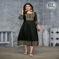 Blue Hills Womaniya Plus Vol-1 Wholesale Anarkali Gown With Embroidery Work Kurtis