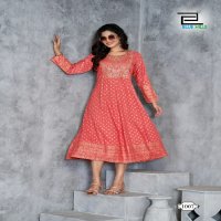 Blue Hills Womaniya Plus Vol-1 Wholesale Anarkali Gown With Embroidery Work Kurtis